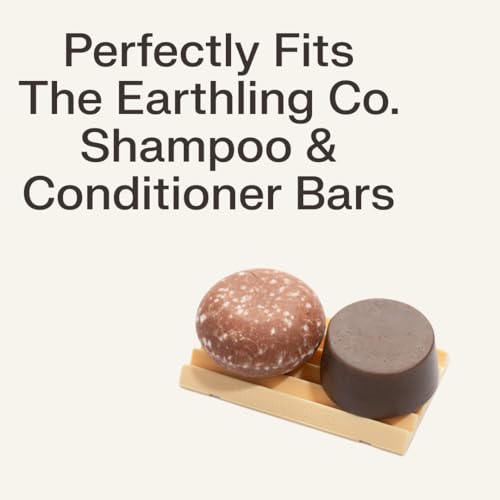 The Earthling Co. Self Draining Soap Dish Silicone Soap Holder to Prevent Mushy Bars and Extend Bar Life, Shampoo and Conditioner Bar Tray for Bathroom, Shower, Countertops (Large Dish) - size: 8"