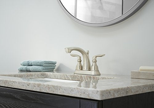 Pfister LG48CB1K Avalon Two Handle Centerset Lavatory Faucet - CEC - color: Brushed Nickel, size: 4 Inch