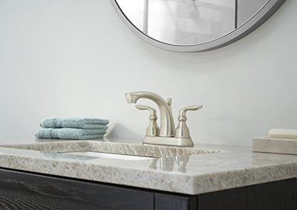 Pfister LG48CB1K Avalon Two Handle Centerset Lavatory Faucet - CEC - color: Brushed Nickel, size: 4 Inch