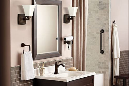 Moen Voss Oil-Rubbed Bronze Bathroom Hand Towel Ring, YB5186ORB - color: Oil Rubbed Bronze, size: 11.61 x 2.83 x 6.81 inches