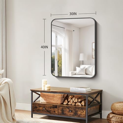 Koonmi Bathroom Wall Mirror,30x40 Inch Large Vanity Mirror for Over Sink - size: 40"L x 30"W