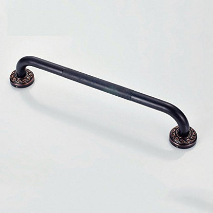 20-Inch Grab Bar Featuring Anti-Slip Handrail, Solid Brass, Oil Rubbed Bronze, Heavy-Duty Construction Armrest, Bathroom Bathtube Shower Safety Rail - color: Xn, size: 20 Inch (Pack of 1)