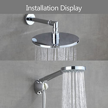 Shower Head Elbow Adapter, Shower Arm Elbow Adapter for Hand Showers and Wall-mounted Showers，Shower Arm Extension (90degree） - color: 90degree