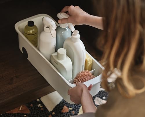 Joseph Joseph CupboardStore Easy-Access Wheeled Storage Caddy – Under-Sink Kitchen Organizer, Made from Recycled Plastic - size: Regular