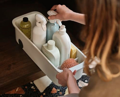 Joseph Joseph CupboardStore Easy-Access Wheeled Storage Caddy – Under-Sink Kitchen Organizer, Made from Recycled Plastic - size: Regular