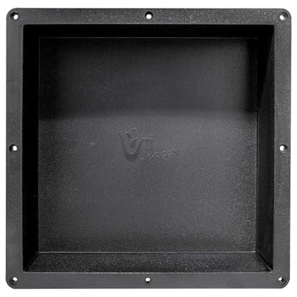 Shower Niche Insert Tile Ready, Black Recessed Bathroom Niche for Shower Wall, 15.65" L x 15.65" W x 4" D Shower Shelf for Inside Shower, Shampoo & Toiletries Storage, Easy to Installation Never Leak - size: 15.65" L x 15.65" W x 4" D