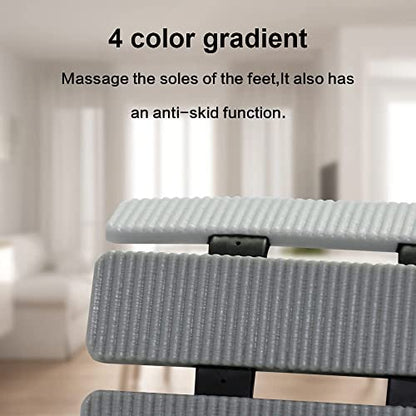 BEMISO Shower Mat Non Slip Bathtub Mat with Suction Cups and Drain Holes 27.5 x15.7 Inch Bath Mat for Tub & Shower.Easy Dry,Easy to Cut,Eco-Friendly - color: Gradient Grey, size: 27.5 x 15.7 inches