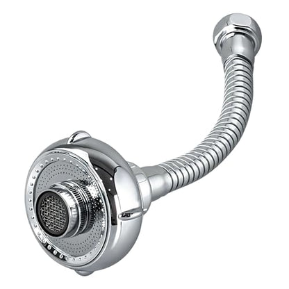 UFO-shaped 360° Swivel Kitchen Faucet Extender,Anti-Splash Dual-function Kitchen Faucet Sprayer Attachment,Large-diameter Shower Head Sink Aerator,Water Saving-8 Inch - style: LONG
