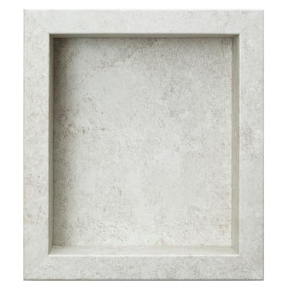 Palisade 17.5 in x 15.5 in Vinyl Shower Niche Rain Cloud | Waterproof Shower Insert - color: Rain Cloud