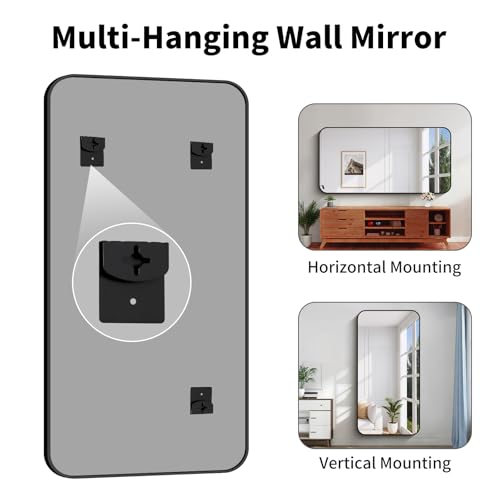 Koonmi Bathroom Wall Mirror,36x71 Inch Large Vanity Mirror for Over Sink - size: 71"L x 36"W