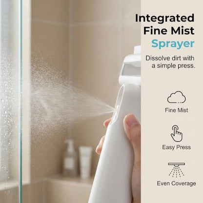 Shower Squeegee for Glass Doors, 2026 New All-in-One Spray & Clean Window Squeegee, Multi-Functional Household Cleaner with Built-in Spray Bottle for Mirror & Glass (1 Pack)