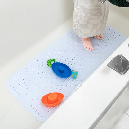 Nuby Cushioned Bath Mat | White - color: White