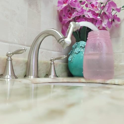 1080 Degree Rotating Faucet Extender Kitchen Sink Aerator Extension Brushed Nickel