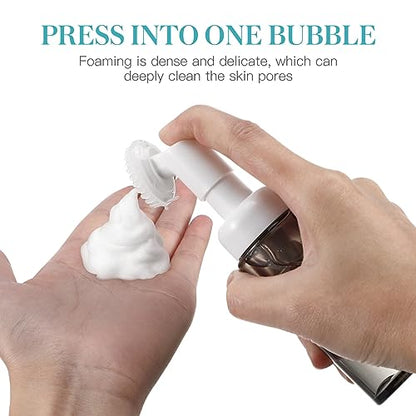 4pcs Foaming Soap Dispenser Small Facial Foaming Bottle Mini Mousse Foaming Soap Pump Container
