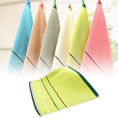 Cotton Fingertip Towels, Decorative Terry Bathroom Towels, Extra-Absorbent Soft, (6 Set)