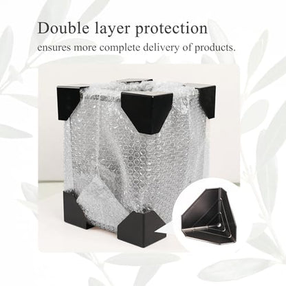 CERBIOR Bamboo Bathroom Accessories Set 7 Piece Bath Ensemble,Black | Includes Soap Dispenser, Toothbrush Holder, Toothbrush Cup, Soap Dish for Decorative Countertop and Housewarming Gift - style: Black