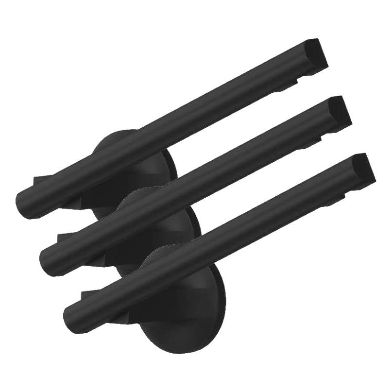 Pfister BPHPFM0B Pfirst Modern Toilet Paper Holder, Matte Black (Pack of 3) - color: Matte Black, size: 3 Pack