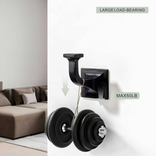 CHIVS Heavy Duty Sold Zinc Towel Hooks, Wall Mounted Square Robe Hooks for Bathroom, Kitchen, Bedroom, Hotel ，Oil-Rubbed Bronze Wall Hook 5 Pack - color: Oil Rubbed Bronze