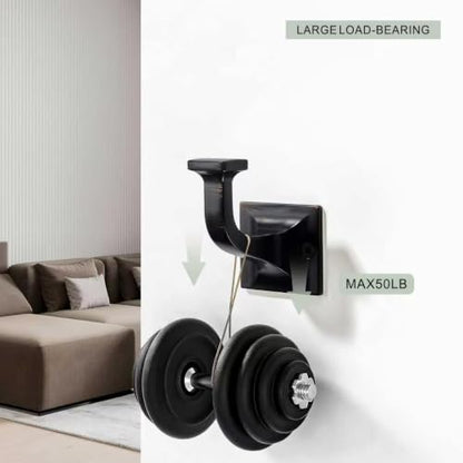 CHIVS Heavy Duty Sold Zinc Towel Hooks, Wall Mounted Square Robe Hooks for Bathroom, Kitchen, Bedroom, Hotel ，Oil-Rubbed Bronze Wall Hook 5 Pack - color: Oil Rubbed Bronze