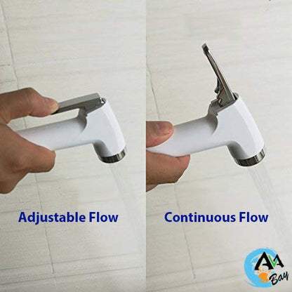 White Sprayer Head-Bidet Spray - Cloth Diaper Shattaf - Pet Wash - style: Standard