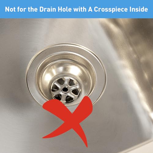 2PCS Bathroom Sink Drain Strainers, 1" Small Conical Premium Stainless Steel Porous Hair Catcher, Drainer Filter, Fit for 1.20"-1.60", Depth Than 1.60" Drain Hole