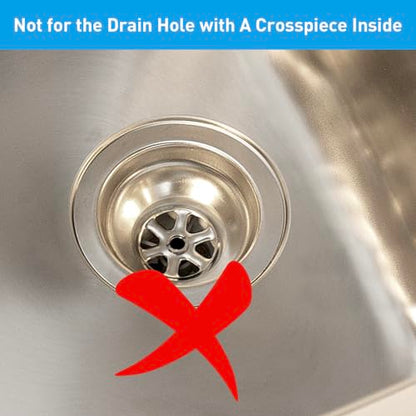2PCS Bathroom Sink Drain Strainers, 1" Small Conical Premium Stainless Steel Porous Hair Catcher, Drainer Filter, Fit for 1.20"-1.60", Depth Than 1.60" Drain Hole