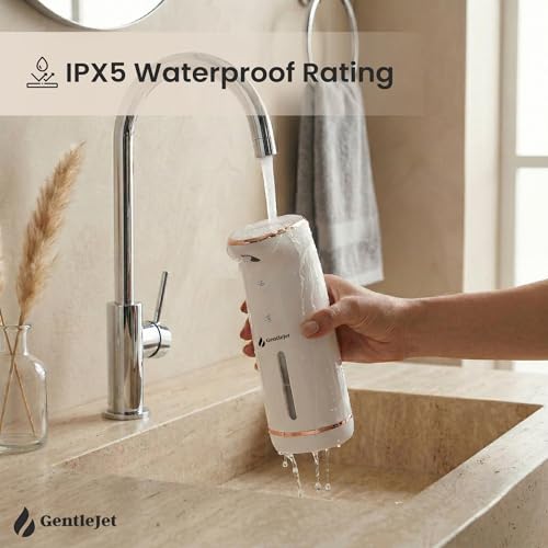 GentleJet Cloudfoam Automatic Foaming Soap Dispenser Touchless Foam Dispenser for Kids & Family, Soft Rich Foam, USB-C Rechargeable, No-Clog Design, IPX5 Waterproof, 320 ml - color: White - Rose Gold