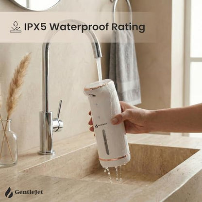 GentleJet Cloudfoam Automatic Foaming Soap Dispenser Touchless Foam Dispenser for Kids & Family, Soft Rich Foam, USB-C Rechargeable, No-Clog Design, IPX5 Waterproof, 320 ml - color: White - Rose Gold