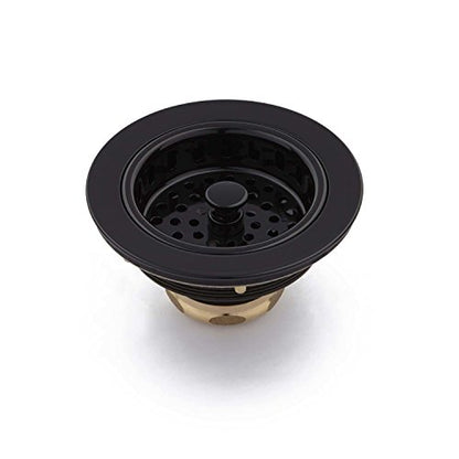 Signature Hardware 212170 4-1/2" Basket Strainer with Tailpiece - color: Polished Nickel