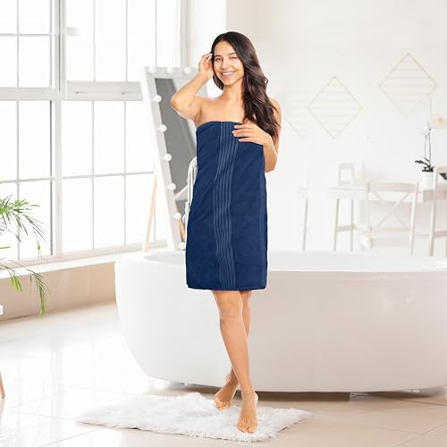 Utopia Towels Luxurious Bath Towels Set, 27x54 in, 4 Pack, Soft, Navy | Soft Luxurious Ring Spun Cotton Bath Towels - Lightweight, Highly Absorbent, Quick-Drying, Ideal for Daily Use - color: Navy