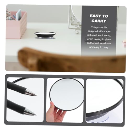 1pc Suction Cup Magnifying Makeup Mirror High-Definition Compact Design for Home Use Reflection for Makeup Application Ergonomic and Portable Magnification - size: 15x15cm