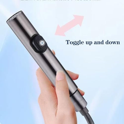 Handheld Toilet Bidet Sprayer for Toilet-Adjustable Water Pressure Control with Bidet Hose for Feminine Wash, Stainless Steel Brushed Nickel Bidet Faucet Cloth Diaper for Baby Wash