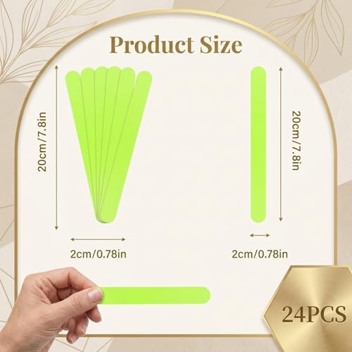 24-Piece Luminous Anti-Slip Stickers - Waterproof, Self-Adhesive Safety Decals for Stairs, Floors, Ladders, Boats, Swimming Pools, and Bathrooms - color: Fluorescence