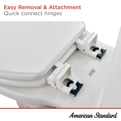 American Standard 5321A65CT.020 Champion Slow-Close Elongated Toilet Seat, White - color: White