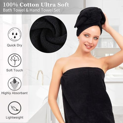 XLHOMO Black Bathroom Accessories with Glitter Shower Curtain,Towel Set 24 PCS Bathroom Set with Shower Curtain Set Bathroom Set Black Shower Curtain with Bathroom Trash Can - size: Bath Set+Shower Curtain, style: Black
