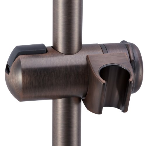 Dura Faucet DF-SA300CL-ORB RV Handheld Showerhead Slide (Oil Rubbed Bronze) | RV handheld showerhead slide bar with water-saving control. Fits standard RV shower hoses. Oil Rubbed Bronze finish. - color: Oil Rubbed Bronze