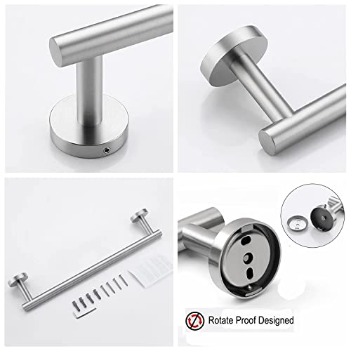 16 Inch Towel Bar 2 Pack for Bathroom 9/12/16/24/28/33 Inch Kitchen Hand Towel Holder Brushed Nickel Stainless Steel 304 RUSTPROOF Wall Mount Towel Rod 2 of Pack (2, Brushed Nickel, 16 Inch) - color: Brushed Nickel, size: 16 Inch
