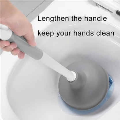 Toilet Plunger Bowl Brush 4 in 1 Combo with Holder Keep Your Bathroom Spotless and hygienic with Our Toilet Bowl Brush (Set of 1) Number of Item 4