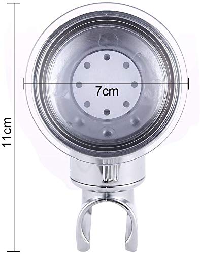 2 Pack Adjustable Shower Head Holder, Wall Mounted Head Bracket | Bathroom Suction Cup Handheld Shower Head Bracket, Removable Handheld Showerhead & Suction Bracket - style: two packs