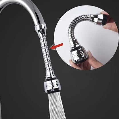 2Pcs Kitchen Faucet Extender Universal Faucet Spray Head 360° Swivel Adjustable Nozzle Spout for Bathroom Kitchen Tap Nozzle Filter Adapter