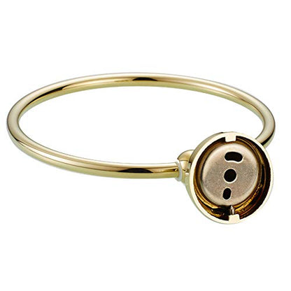 7Trees Bathroom Lavatory Towel Ring Wall Mount Hanging Towel Ring Aluminum Oxide Wall Mounted, Polished Gold