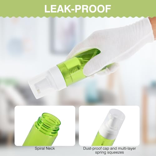 Foam Pump Bottle 4oz 2 Pack Small Plastic Refillable Foaming Bottles | Empty Leak Proof Foaming Soap Dispenser for Shampoo, Hand Soap, Body Wash, Face Wash (120ml) - color: Clear