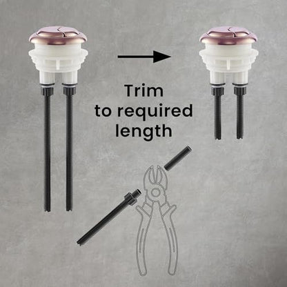 Swiss Madison Well Made Forever SM-CH02BG, Toilet Hardware Rose Gold (SM-1T112) - color: Brushed Rose Gold