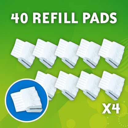 Scrubbing Bubbles Flushable Toilet Bowl Wand Cleaner Refills, Fresh Brush Cleaner Toilet Refill Pads, Removes Limescale & Odors, Citrus Scent, 20 Count (Pack of 2) - size: 20 Count (Pack of 2), style: Refill