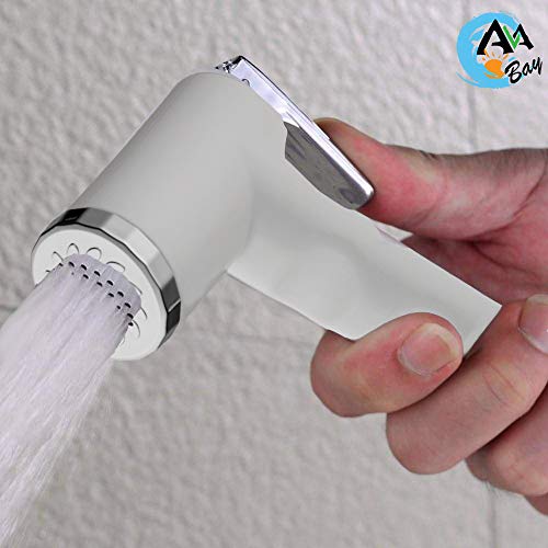 White Sprayer Head-Bidet Spray - Cloth Diaper Shattaf - Pet Wash - style: Standard