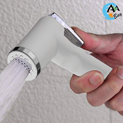 White Sprayer Head-Bidet Spray - Cloth Diaper Shattaf - Pet Wash - style: Standard