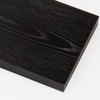 Heimlove 12 Inch Deep Floating Shelves,12 Inch Wide Small Wall Shelves Set of 2, 2 Inch Thick Invisible Wall Mounted Shelves for Bathroom Bedroom Nursery,Black - color: Black, size: 12"W x 12"D x 2"H, Set of 2