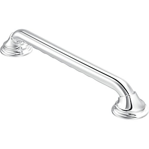 Moen R8736D3GCH Ultima Bathroom Safety 36-Inch Designer Bathroom Grab Bar with Curl Grip, Chrome - color: Chrome, size: 36 Inch
