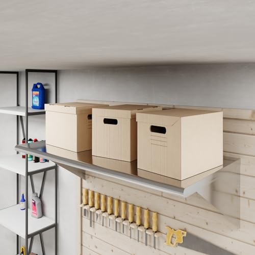 AmGood 24 in. x 48 in. Stainless Steel Wall Shelf | NSF | Metal Shelving | Garage, Laundry, Storage, Utility Room | Restaurant, Commercial Kitchen - size: 24 in. x 48 in.