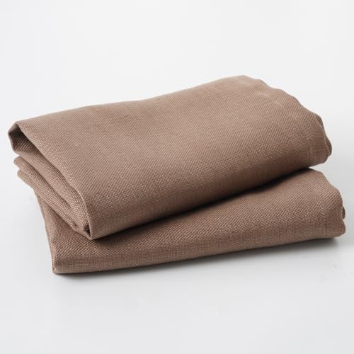 Linen Thick Kitchen Towels Set of 2-100% Linen Dish Towels with Hanging Loops, Super Soft Quick Dry Tea Towels Stonewashed and Handcrafted 17.7 x 23.6 Inch,Dark Khaki - color: Dark Khaki, size: Hand Towel